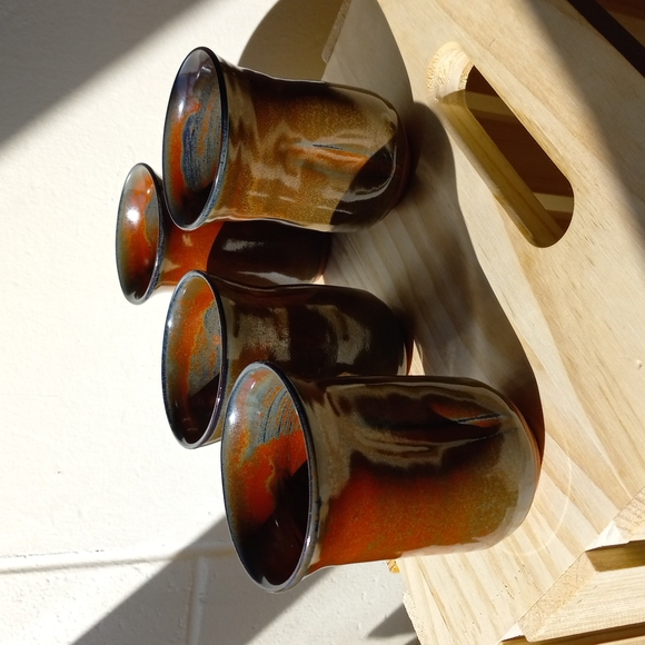 Clay Pottery Cups - Picture 1 of 5
